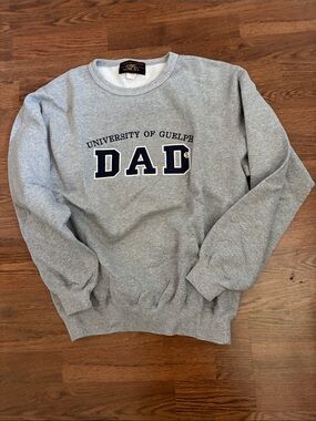 University of Guelph DAD Gray Crewneck Sweatshirt